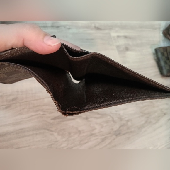 Louis Vuitton MARCO Wallet Billfold Damier Ebene VIntage Authentic - Picture 8 of 11